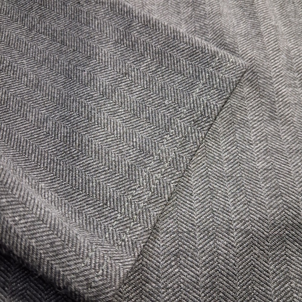Noir Womens Sheath Dress Sz M Gray Herringbone 3/4 Sleeve Poly/Viscose Spandex - Picture 11 of 16